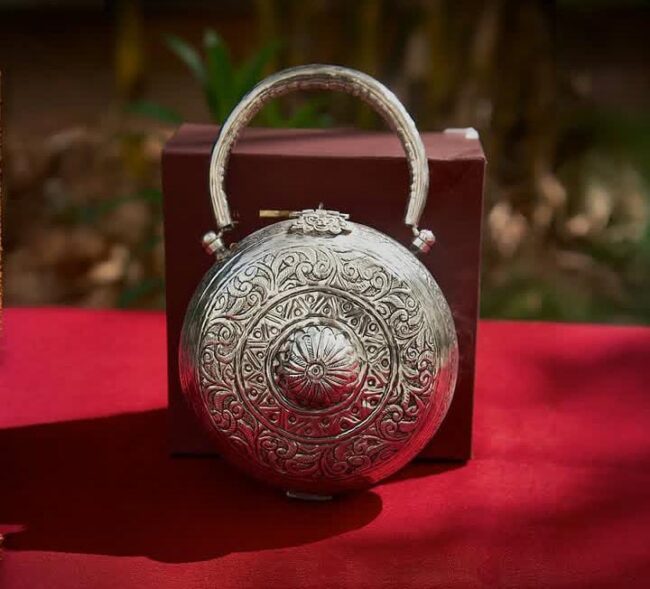 German silver clutch - Image 2
