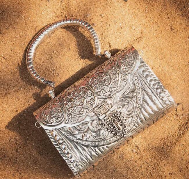 German silver clutch