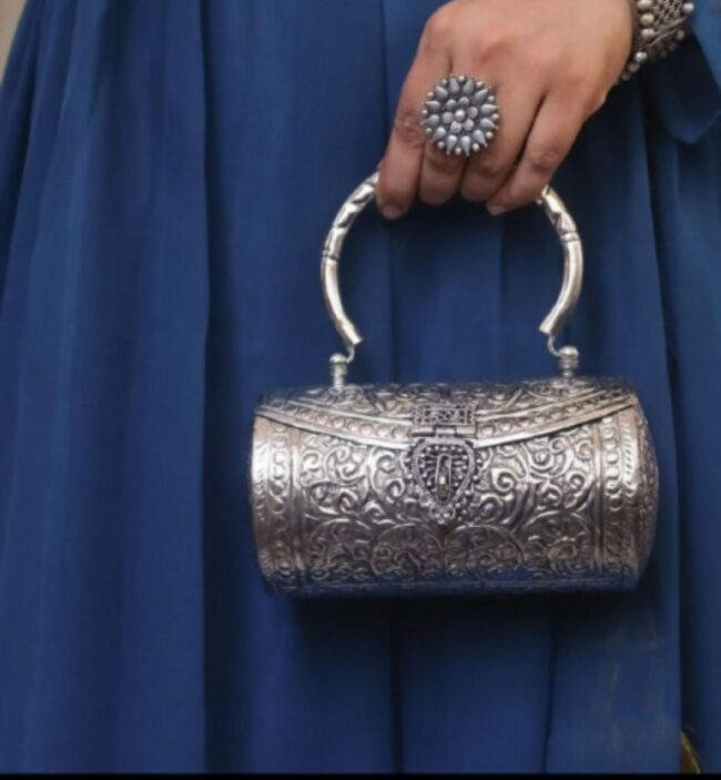 German silver clutch - Image 7