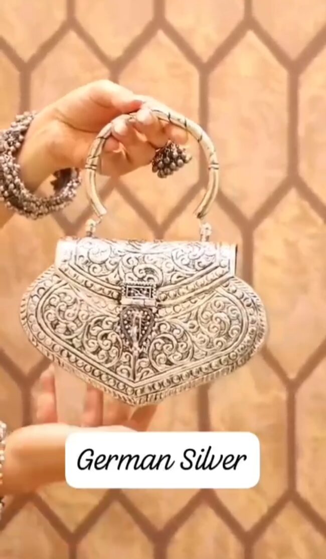 German silver clutch - Image 5